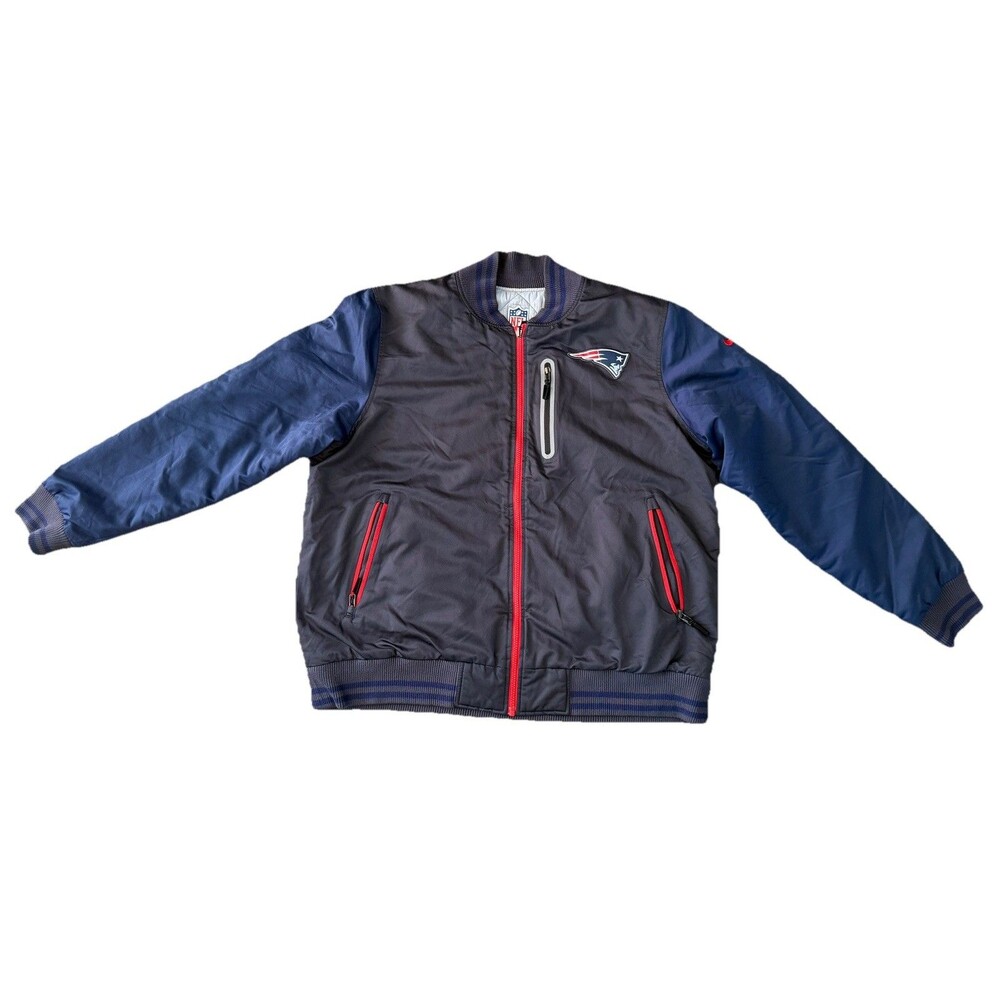 Nike New England Patriots Defender Padded Sideline Reversable Jacket Size XL